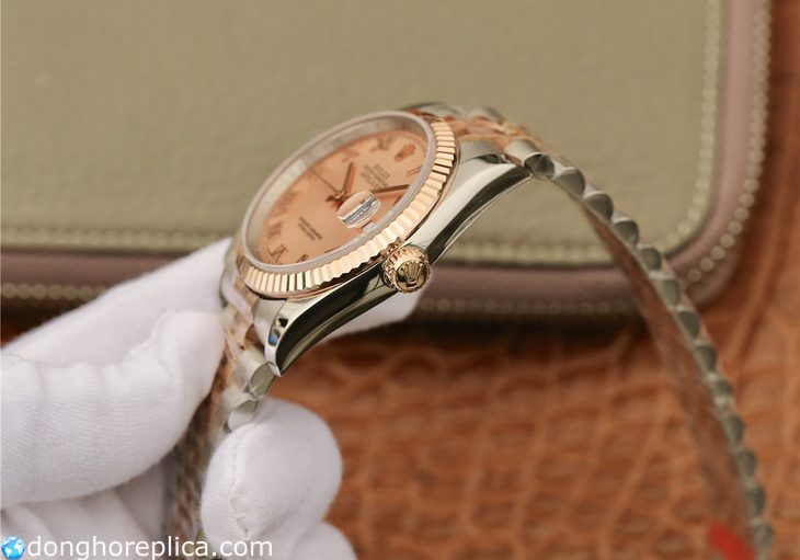 Chức năng của đồng hồ Rose Gold Rolex Datejust Replica 1:1 đơn giản dễ dàng trong việc sử dụng