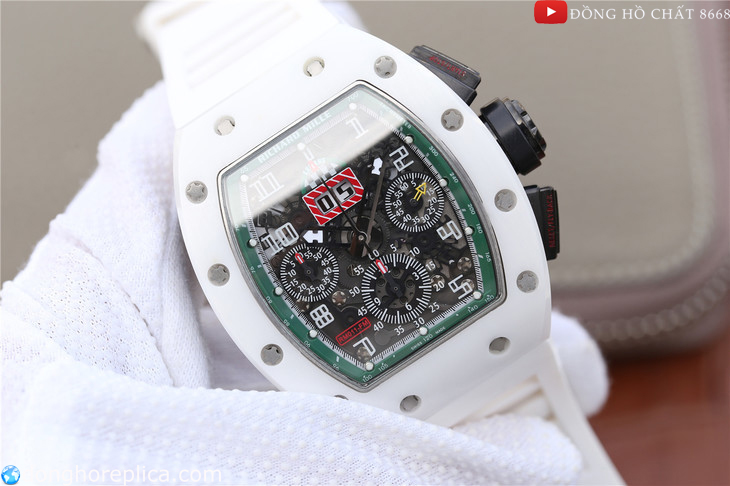 Đánh giá mẫu đồng hồ RM011 Richard Mille White Ceramic 43mm