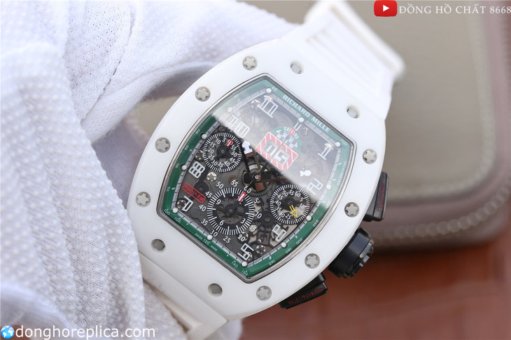 Giới thiệu đồng hồ RM011 Richard Mille White Ceramic 43mm