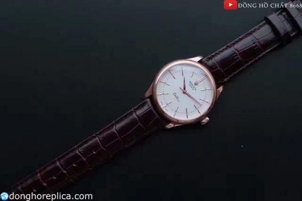 Mẫu đồng hồ Rolex Cellini 39mm Time 50505 White Dial sở hữu Size mặt phù hợp