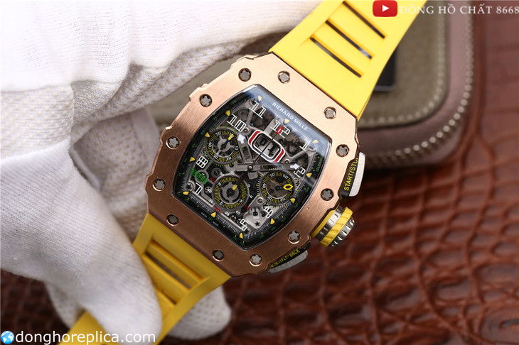 Tổng quan về chiếc đồng hồ Richard Mille RM 025 Rose Gold Skeleton Dial