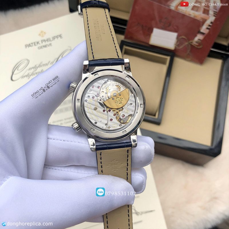 Đồng hồ nam Patek Philippe dải ngân hà Geneve 6102P-001 đẳng cấp 19 Bộ máy Caliber 240LU CLC