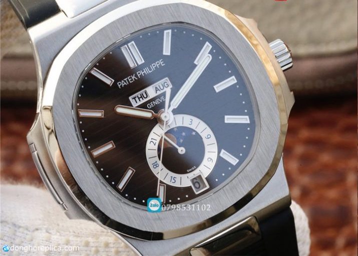 Tổng quan về chức năng MoonPhase trên chiếc đồng hồ đeo tay Patek Philippe nautilus calendar