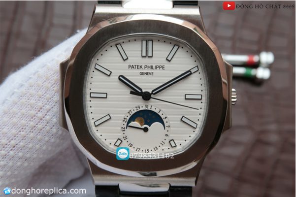 Đồng hồ Patek Philippe Nautilus MoonPhase 5726A-001 Replica 1:1 17 Đồng Hồ Đeo Tay patek philippe