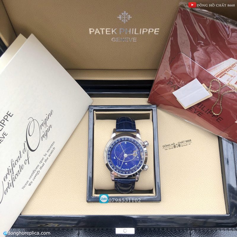 Đồng hồ nam Patek Philippe dải ngân hà Geneve 6102P-001 đẳng cấp 14 Đồng hồ Patek Philippe dải ngân hà Grand Complications 6102P-001