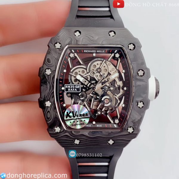 Đồng hồ Richard Mille Fake có độ hoàn thiện chuẩn 1:1 với bản chính hãng