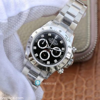 Kiểu dáng thể thao mạnh mẽ của Rolex Daytona stainless steel price Super Fake