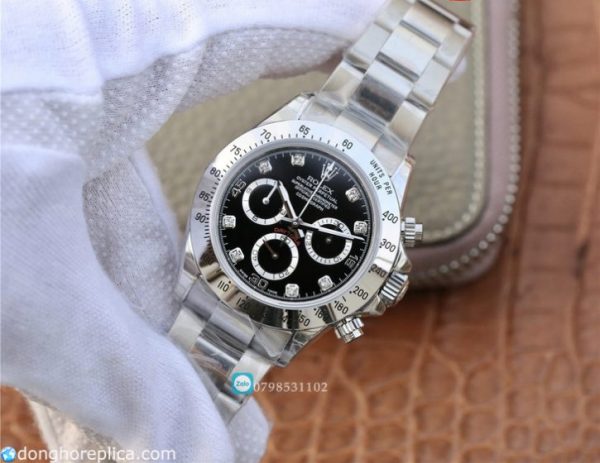 Kiểu dáng thể thao mạnh mẽ của Rolex Daytona stainless steel price Super Fake