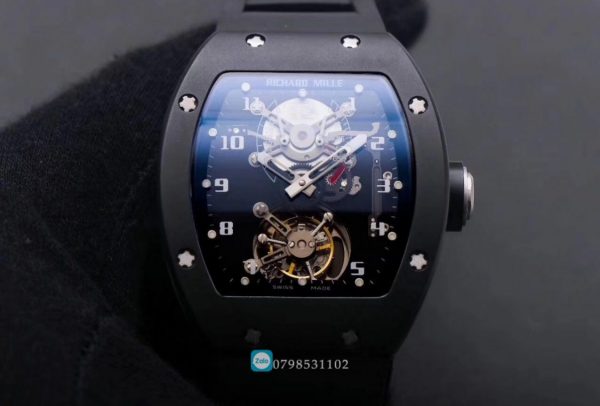 Giới thiệu tổng quát sản phẩm RM 001 Richard Mille Tourbillon Replica cao cấp