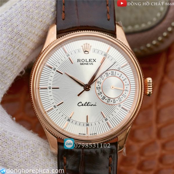 Giới thiệu đồng hồ Rolex Cellini Date 50515-0009 39mm White Dial