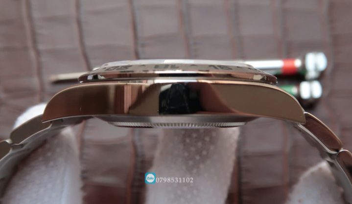 Vỏ bezel của đồng hồ cơ Rolex datejust ii black siêu cấp máy Thụy Sỹ