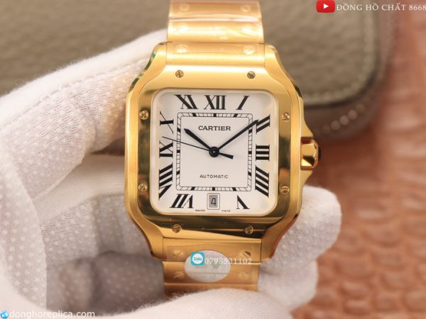 đồng hồ cartier mặt vuông santos nổi tiếng