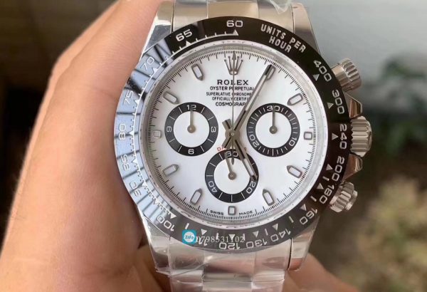 Giới thiệu đồng hồ Rolex white gold 116520 Replica siêu cao cấp