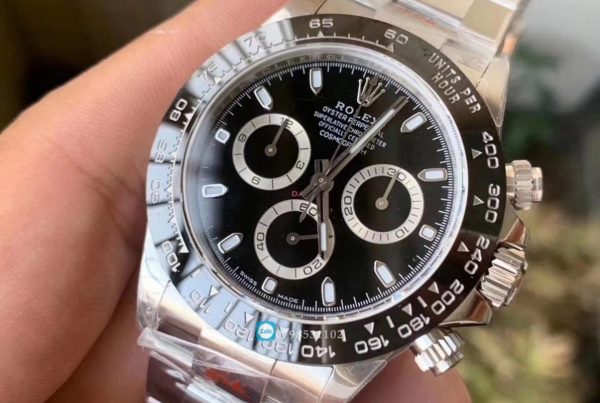 Rolex daytona mặt đen được trang bị nguyên liệu cao cấp sát bản hãng