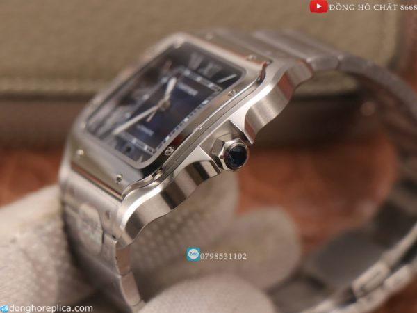 Chiếc Cartier Santos với đặc trưng thiết kế truyền thống