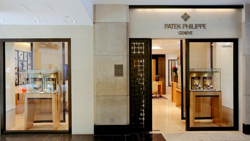 patek philippe watch store landmark hong kong