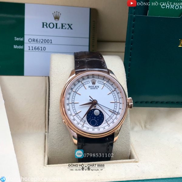 Bộ vỏ của đồng hồ Rolex Cellini Moonphase M50535-0002 39mm