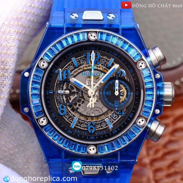 Đồng hồ Hublot Big Bang UNICO Magic Sapphire Fake cao cấp