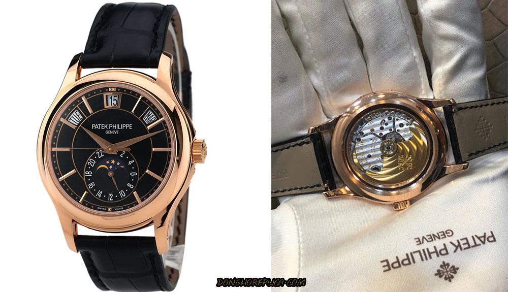 hương hiệu Patek Philippe đã rất khéo léo khi để lộ máy ở mặt sau đồng hồ