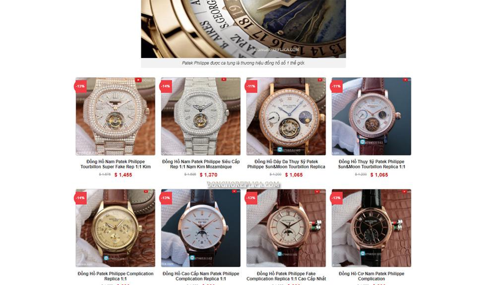 100+ mẫu đồng hồ Patek Philippe Super Fake đẳng cấp nhất chỉ có tại Showroom Đồng Hồ Replica.