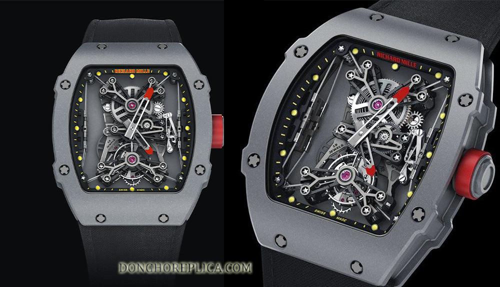 RM 27-01 Rafael Nadal chính là mẫu đồng hồ được chế tác từ các ống Nano Carbon