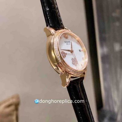 đồng hồ chanel trắng