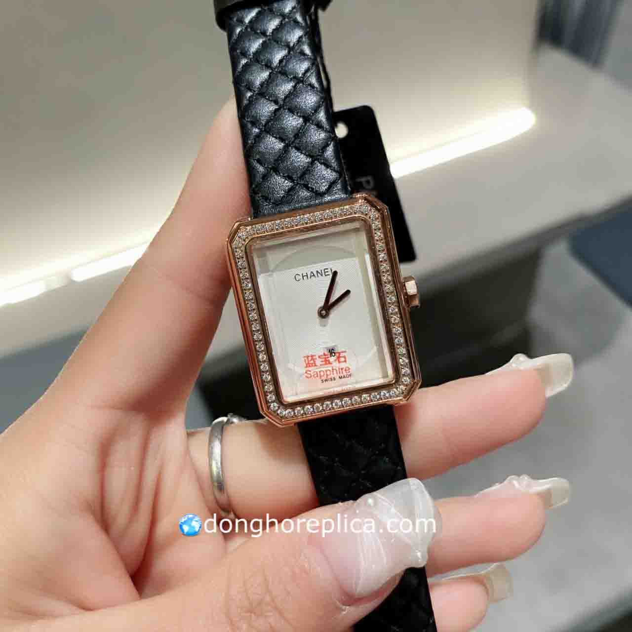 Đồng hồ Chanel nữ mặt tròn dây kim loại 35mm dong ho chanel nu