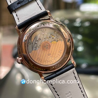 Đồng Hồ Blancpain Villeret Ultraplate 6651-3640-55B Blue Dial Rose Gold