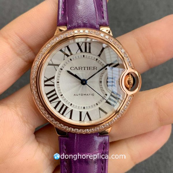 Đồng Hồ Nữ Cartier Ballon Bleu 36mm WJBB0034 Rose Gold White Dial