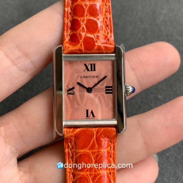 Đồng Hồ Nữ Cartier Tank Solo Orange W1019455