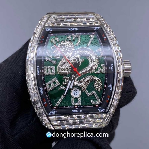 Đồng Hồ Franck Muller VR V45 SC DT AC NR Green Dragon & Diamond