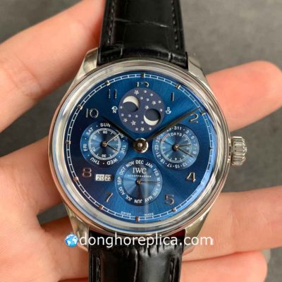 Đồng Hồ IWC Portuguese 503203 Perpetual Moonphase Blue Dial