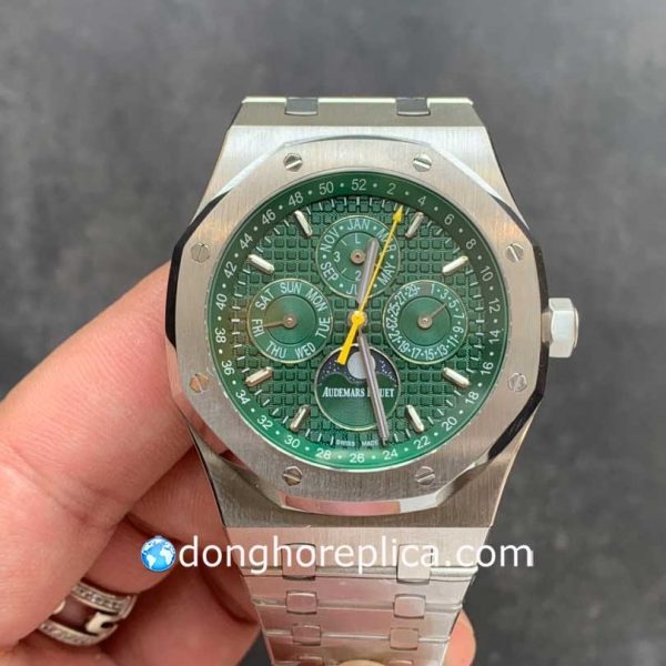 Đồng Hồ Audemars Piguet Royal Oak Green Dial 26606ST.OO.1220ST.01