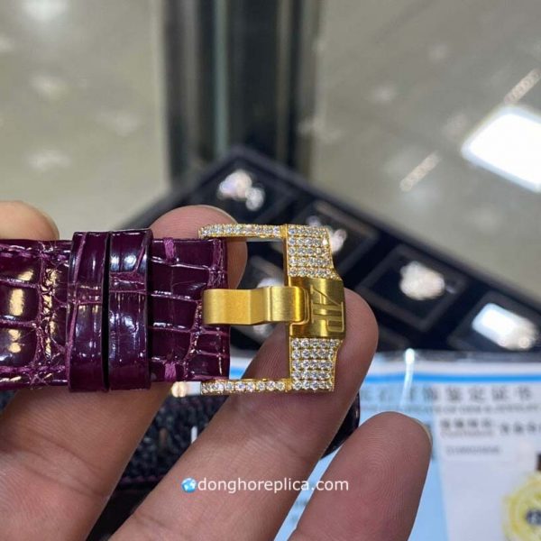Đồng Hồ Chế Tác Kim Cương Thiên Nhiên Audemars Piguet Vàng 18K