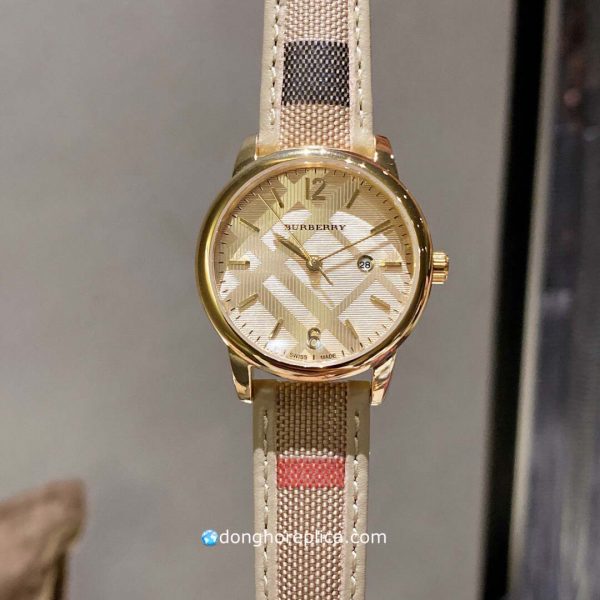 Đồng Hồ Nữ Burberry Dây Da Máy Quartz 30mm Like Auth 1:1