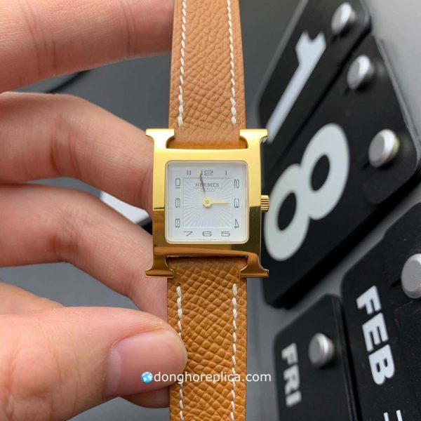 Đồng Hồ Nữ Hermes Heure H W037893WW00 Gold Super Fake