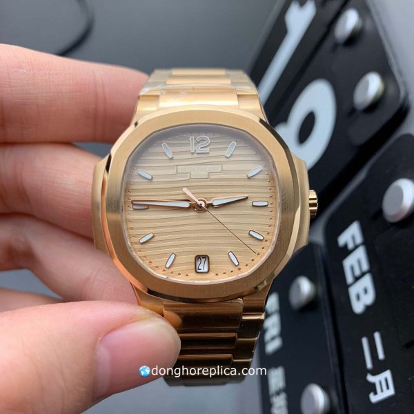 Đồng Hồ Nữ Patek Philippe Nautilus 7118 / 1200R-010 Gold Super Fake