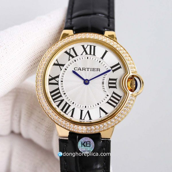 Đồng Hồ Nam Cartier Super Fake BST Ballon Bleu WJBB0027 Gold