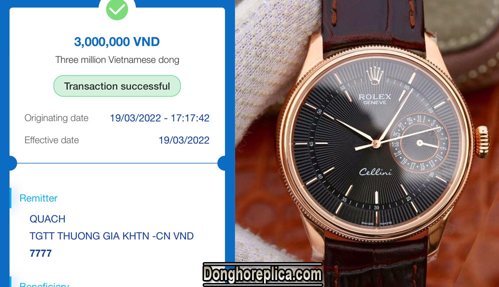 Trọn bộ sản phẩm đồng hồ Rolex Cellini đẳng cấp nhất Việt Nam 