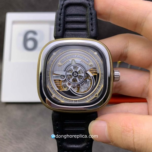 Đồng Hồ Nam SevenFriday S2/01-B332 Steel Skeleton Super Fake