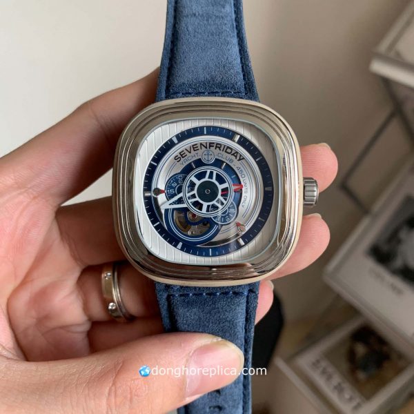 Đồng Hồ Nam SevenFriday P3/06-T095 Blue & White Dial Replica 1:1