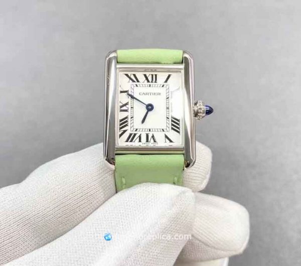 Đồng Hồ Nữ Cartier Tank Must WSTA0061 Quartz Swiss Siêu Cấp