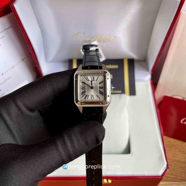 Đồng Hồ Nữ Cartier Super Fake BST Santos-Dumont WSSA0023 4213