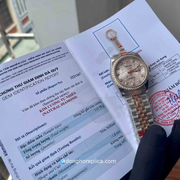 đồng hồ Rolex Siêu Cấp BST Datejust 116231 Demi Gold Everose Computer Dial 36mm