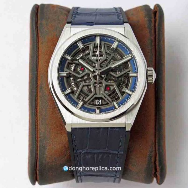 Đồng Hồ Zenith Replica BST Defy Classic Skeletal Dial 95.9000.670/78.R584 Blue