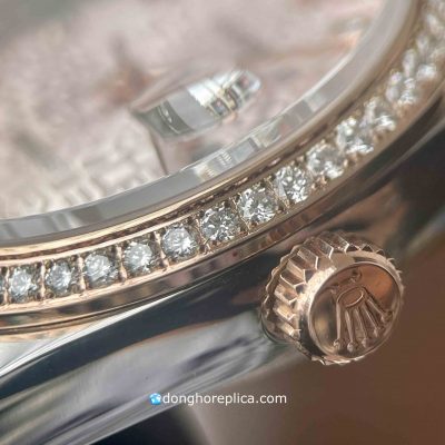đồng hồ Rolex Siêu Cấp BST Datejust 116231 Demi Gold Everose Computer Dial 36mm