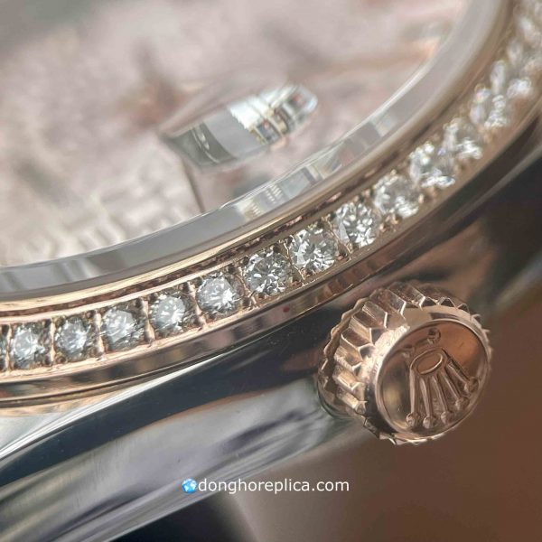 đồng hồ Rolex Siêu Cấp BST Datejust 116231 Demi Gold Everose Computer Dial 36mm