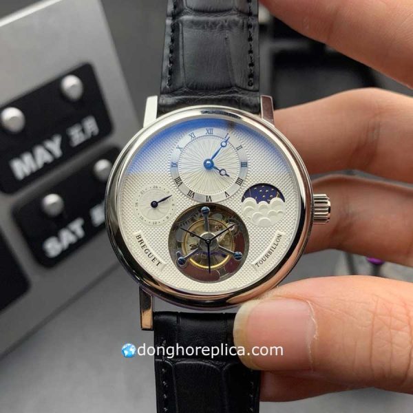 Đồng Hồ Breguet Tourbillon 5317 Power Reserve Super Fake, 28mm