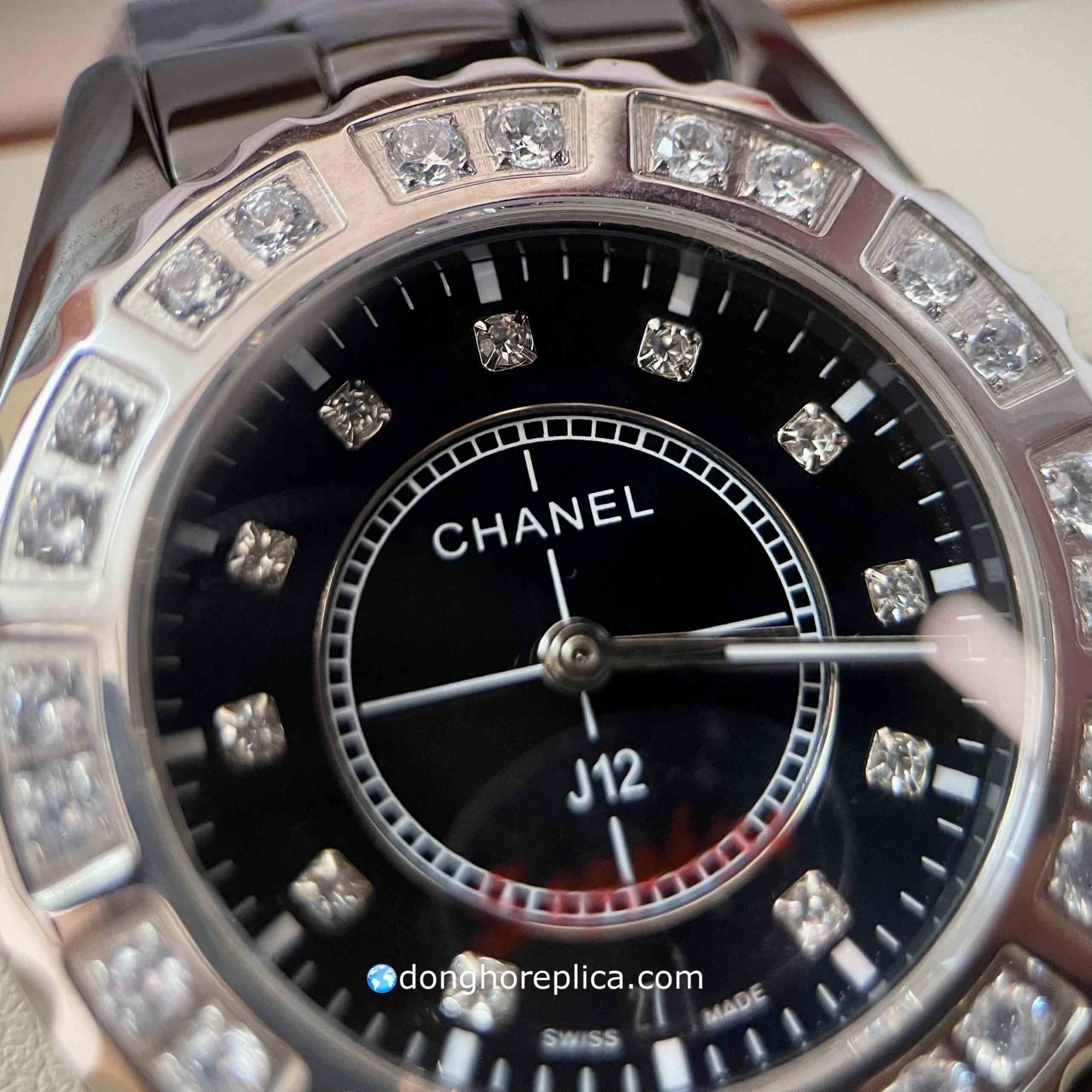Chanel J12 Black Ceramic 33mm Phantom Quartz Watches