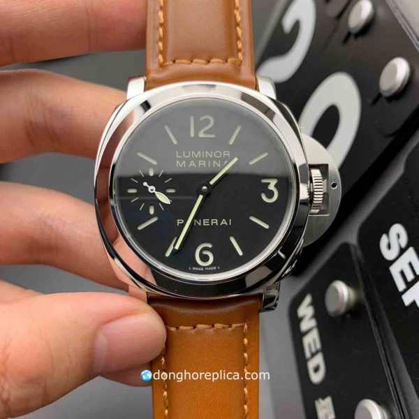 Dồng Hồ Panerai Super Fake Luminor Marina PAM00422 Black Dial Brown